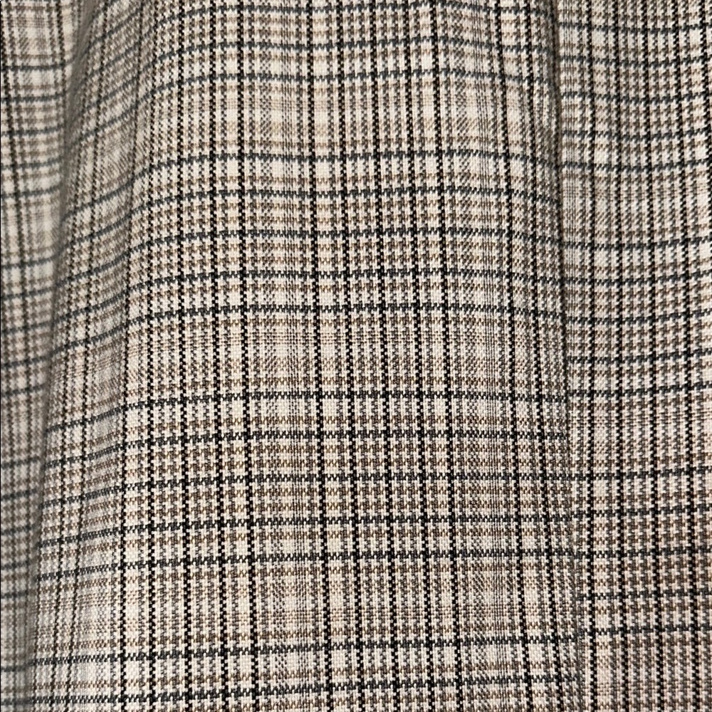 Free People Olivia Blazer in Natural Plaid Combo. NWT XLarge - Picture 15 of 15